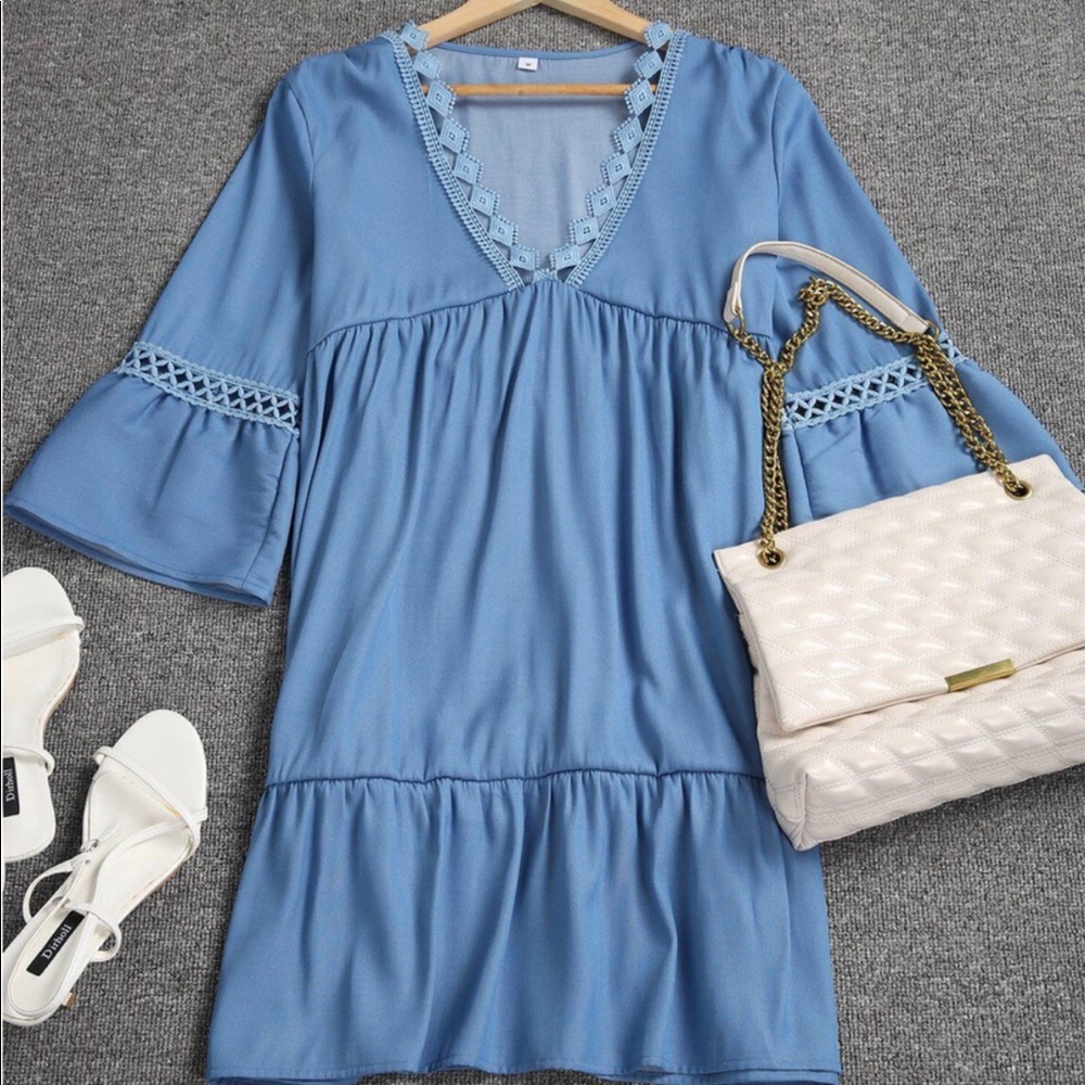 Chic 3/4 Mini Dress NWT
